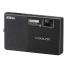 Nikon COOLPIX S70 12.1 Megapixel Digital Camera - Black and Black